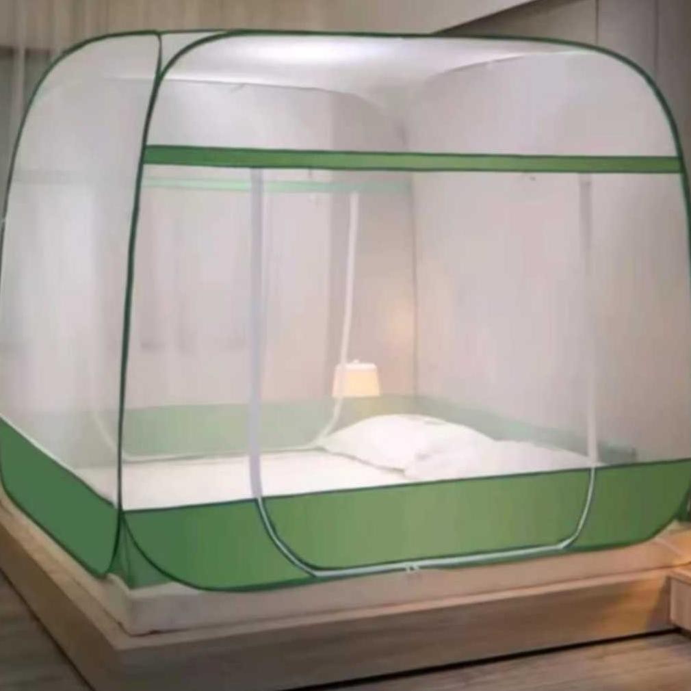 Selambu kotak lipat anti nyamuk kelambu tenda pelindung tidur tebal