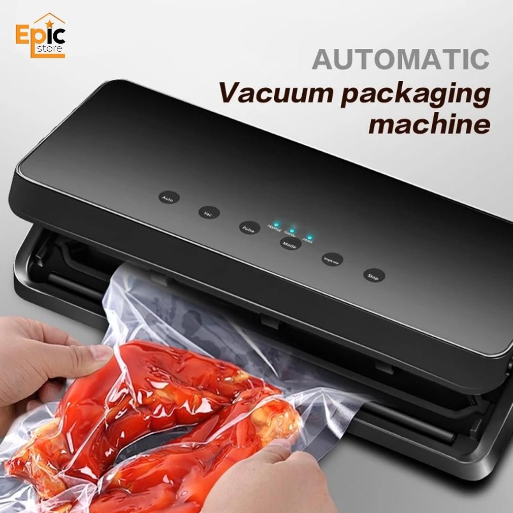 (BISA COD) Portable Food Vacuum Sealer - VM2 Vakum Makanan Portable Untuk Makanan Basah dan Kering V