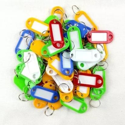 

Stok Terbatas Key Ring V-Tec Gantungan Kunci Label Nama Set Isi 30 40 50pcs Per Tube