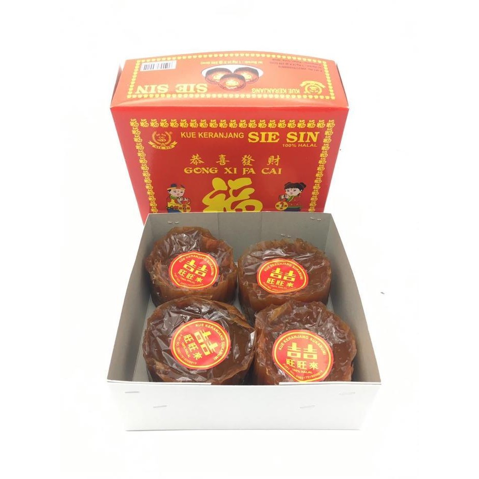 

IX Kue Keranjang Imlek Chinese New Year Sie Sin Rasa Original Isi 4