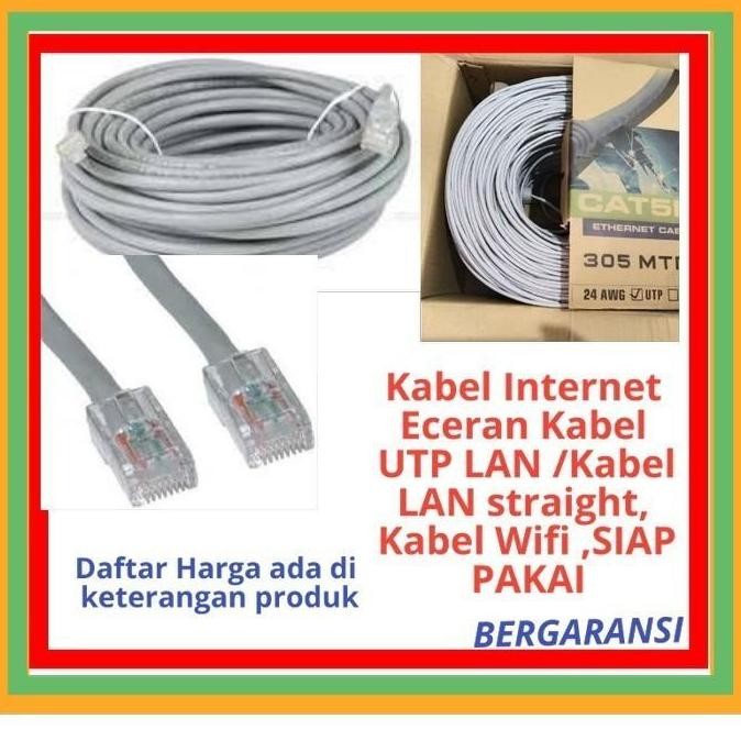 TERBARU - Kabel LAN Kabel Internet Kabel Router Kabel wifi 60 Meter