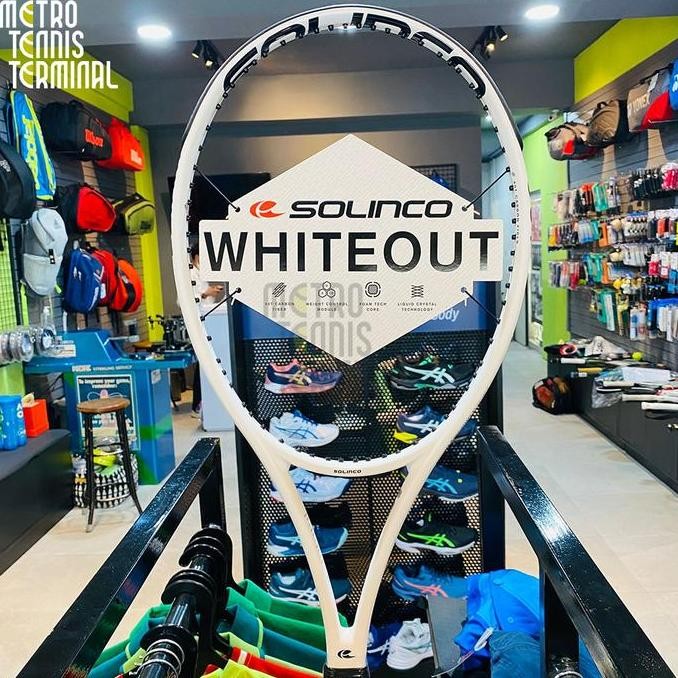 Bst Ready Solinco Whiteout Racket 305 / 290 G ( Raket Tenis Solinco ) Best Seller