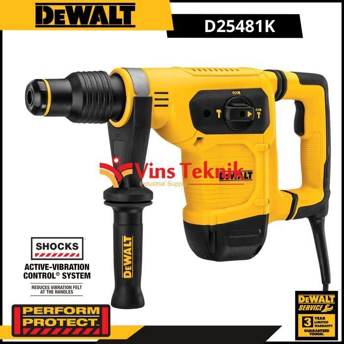 MESIN BOR BETON JACK HAMMER ROTARY HAMMER 3 MODE DEWALT D25481K D25481
