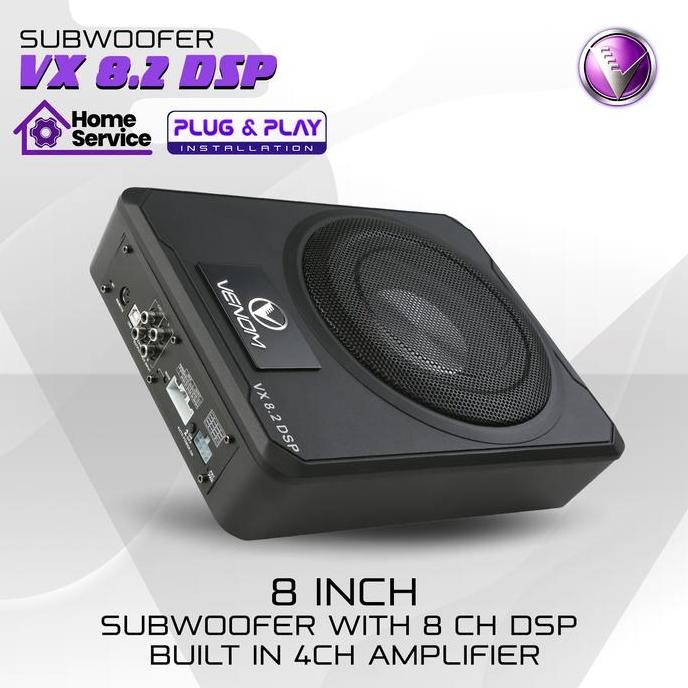 Venom VX 8.2 DSP (Sub kolong 8 inch built in DSP) Speakers Speaker