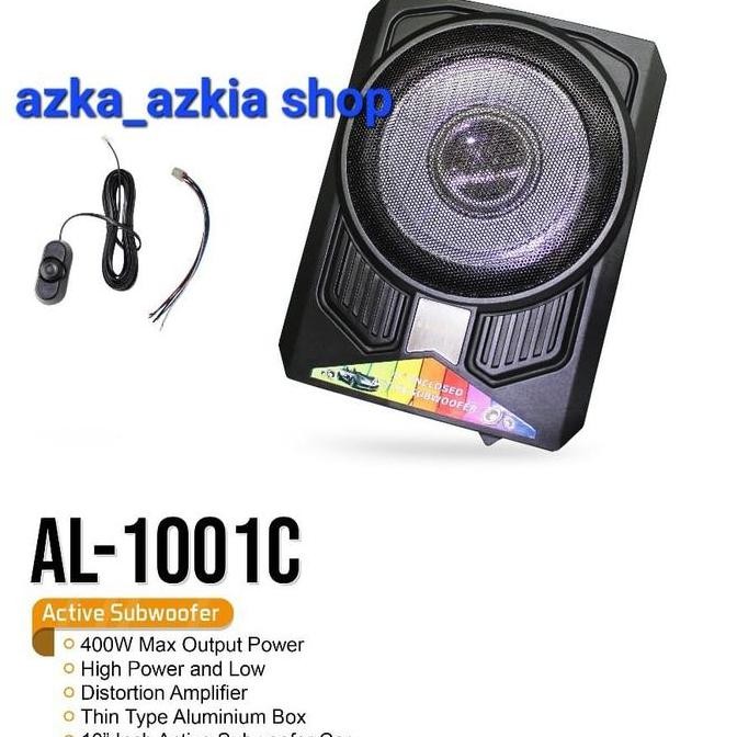 Subwoofer Kolong Aktif ADS 10 Inch AL-1001C Subwoofer Kolong