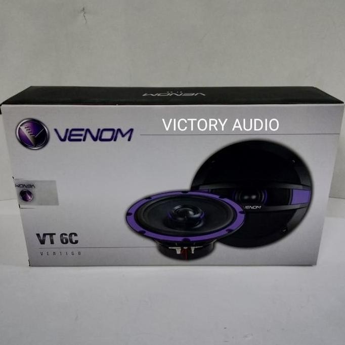 Speaker Coaxial Venom Verto VT 6C 6Inch Built in Tweeter Pintu Mobil