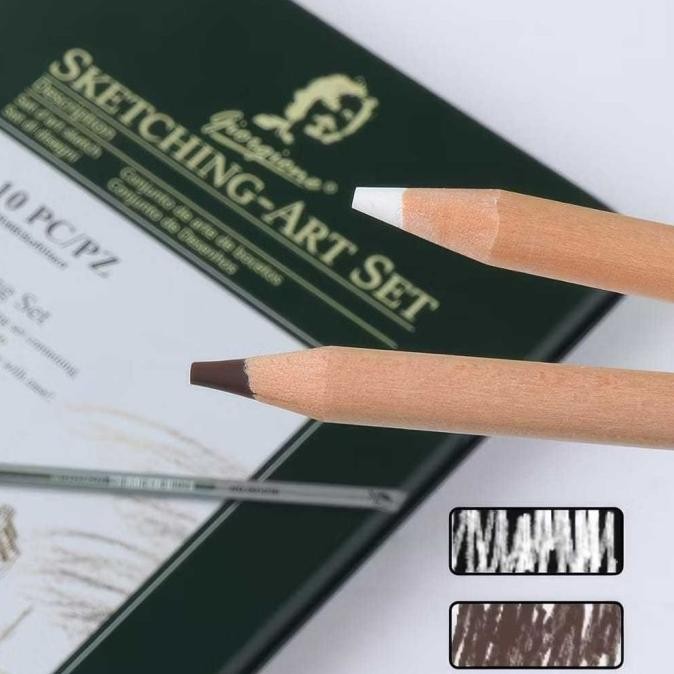 

Giorgione Sketching Art Set 10pcs G-101008 / Pensil Lukis Set / Drawing Pencil