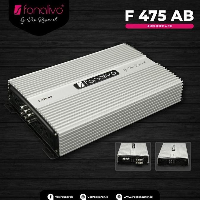 Amplifier Power Vox Fonalivo F 475 AB 4 Channel BY VOX Research ORI