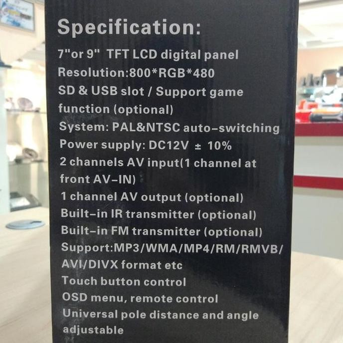VIDIQ VQ-98H headrest bantalan PROMO