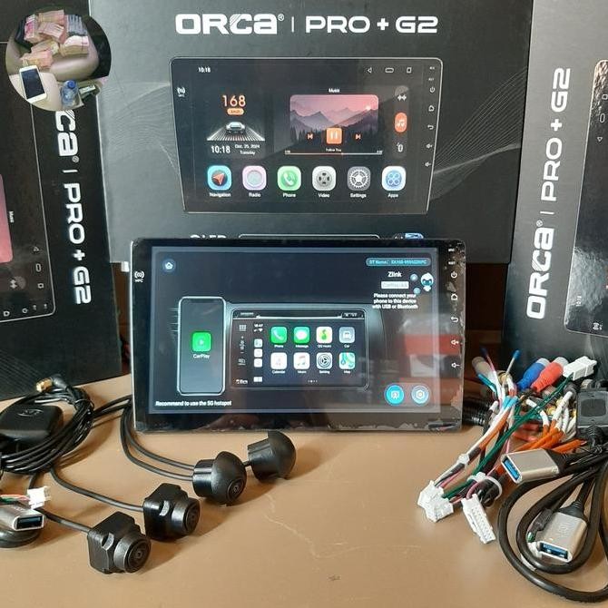 HEAD UNIT ANDROID 9 INCH ORCA PRO+ G2 NFC + KAMERA 360 ANDROID ORCA RAM 6/256 GB - NFC ORCA PRO+ G2