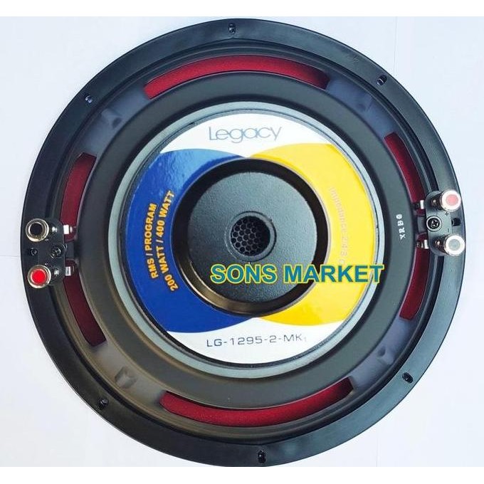 SPEAKER SUBWOOFER LEGACY 12 inch 12inch 12" DOUBLE COIL LG 1295 2
