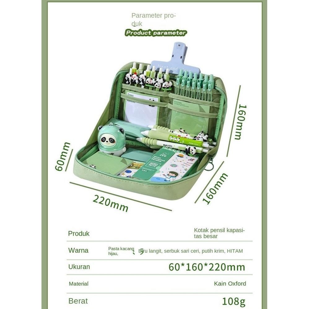 

Tempat pensil berkapasitas besar / kotak alat tulis anak yang indah / tas penyimpanan kosmetik anak perempuan