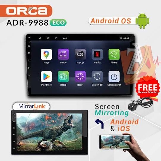 Head Unit TV Android 9 inch OEM + Frame Toyota New AVANZA ORCA