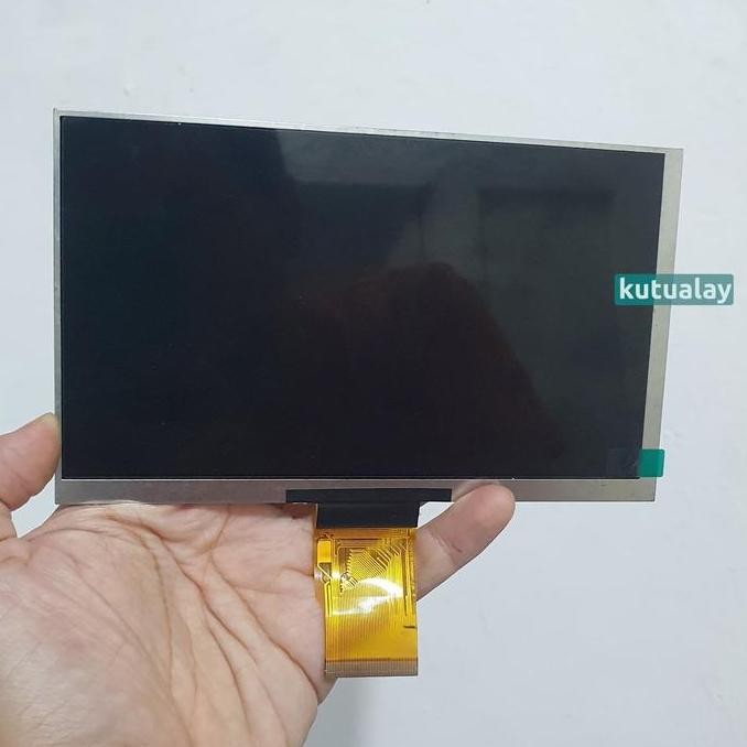 LCD 7 INCH TTL 50 PIN RESOLUSI 1024X600 FLEKSIBEL PENDEK LAYAR TAB TABLET 7" ORIGINAL DAN TERPERCAYA