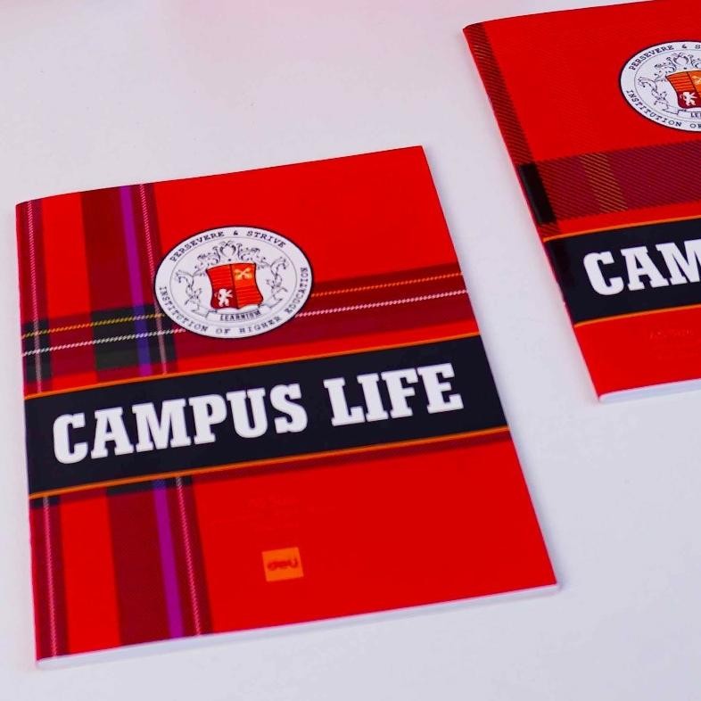 

Deli Buku Tulis Campus 58 Lembar 10 PCS/PACK Buku Tulis Sekolah 38/42 Notebook A5/B5 CNA5X8 CNB542