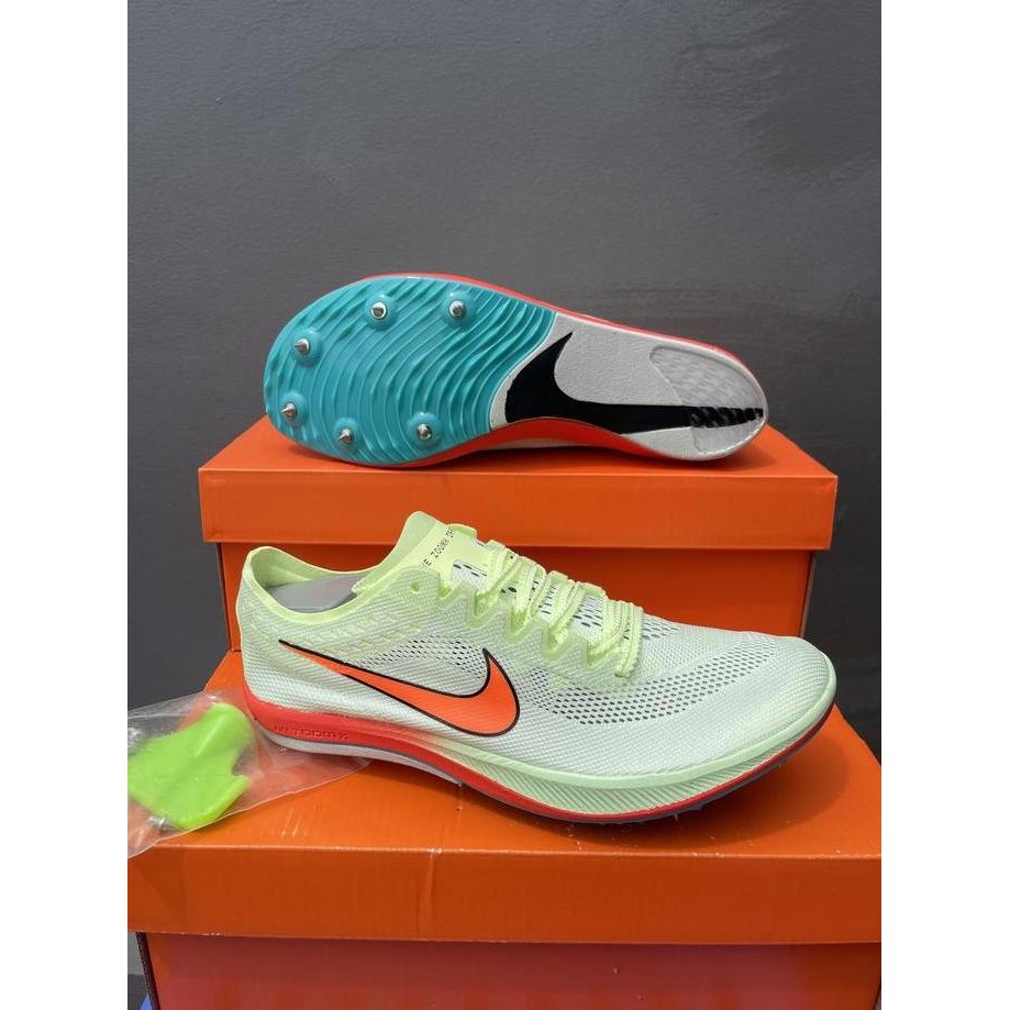 Promo Sepatu Spike Running Nike Zoomx Dragonfly Barely Volt Hyper Orange COD
