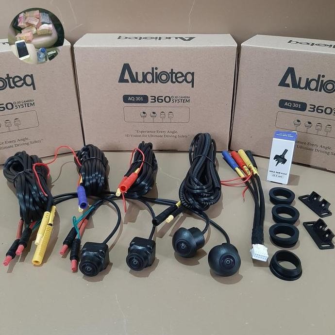 Rear Camera 360 Derajat UNIVERSAL Kamera Parkir Mobil 360 Derajat