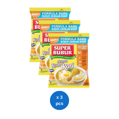 

Super Bubur Kuah Kari 46gr x 3 pcs