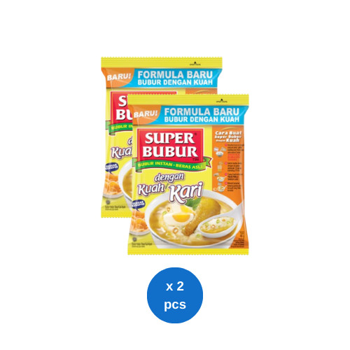 

Super Bubur Kuah Kari 46gr x 2 pcs