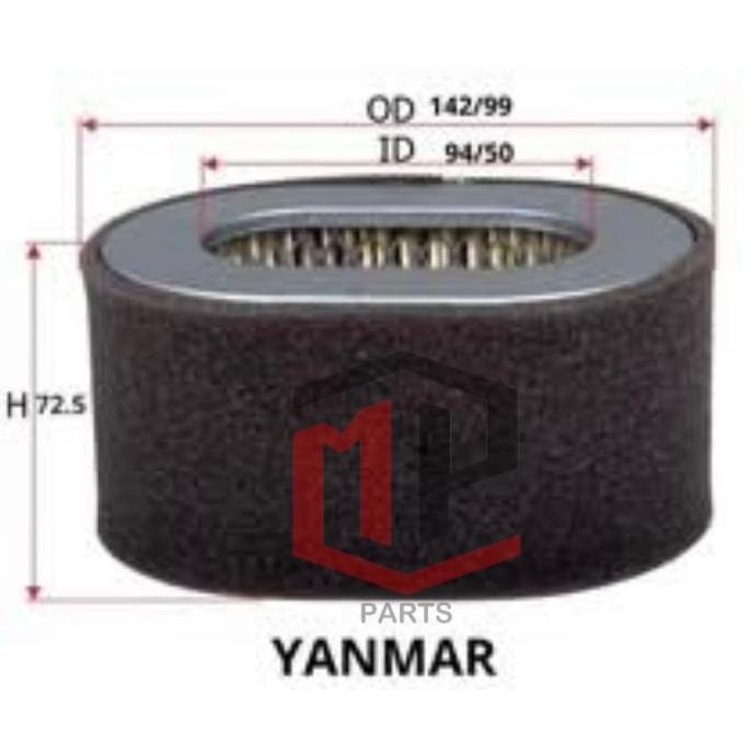 Filter Udara Yanmar 5 Kva Ydg 5001 Se Saringan Udara Genset Yanmar New Stok