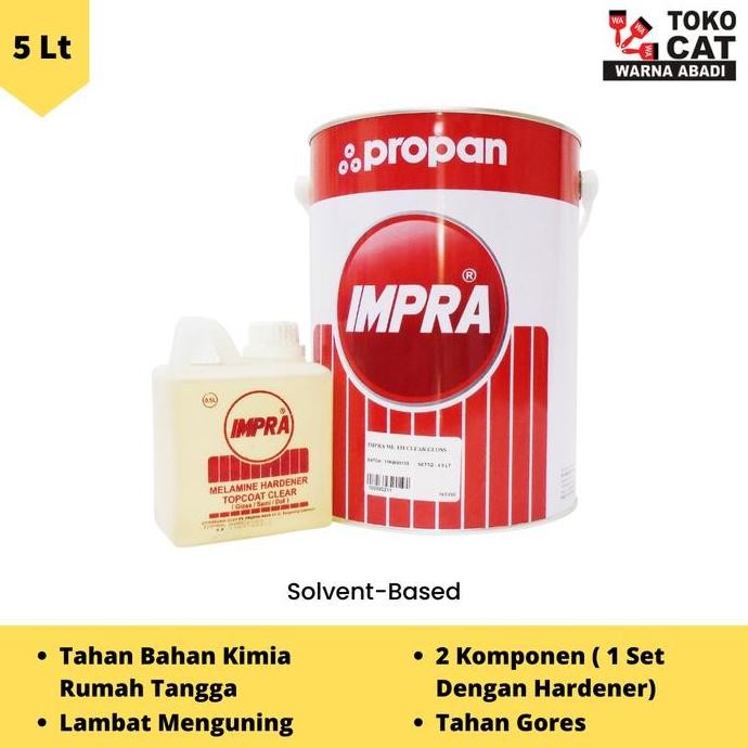 Cat Kayu Politur Impra Melamine 5 Liter