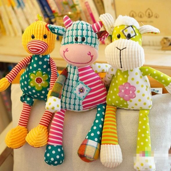 [Saror]Boneka Bayi Kartun yang Menenangkan Mainan Plush Teman Tidur