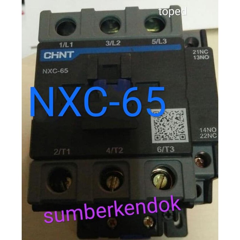 NXC-65 80A 3P 30KW Magnetik Kontaktor Chint Contaktor bukan Schneider
