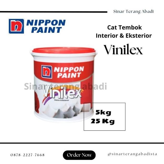 Cat Tembok Vinilex 25 Kg Base Pastel Warna Snow White Ow 1002P Tinting/Mix Co