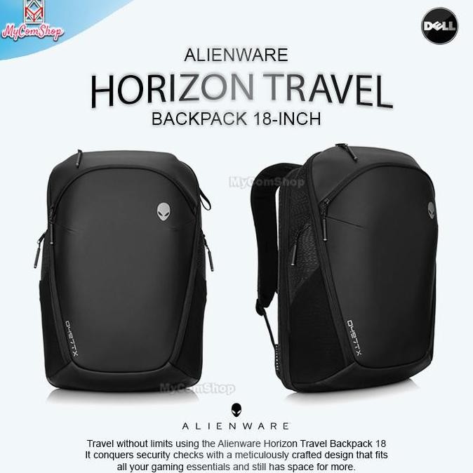 DELL ALIENWARE HORIZON TRAVEL BACKPACK GAMING FOR LAPTOP 18-INCH
