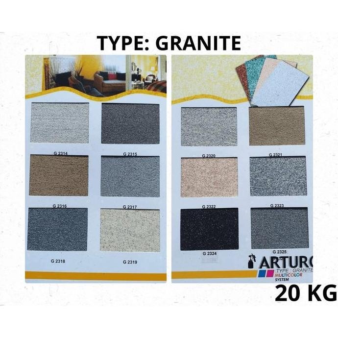 Arturo Cat Texture Type Granite 20 Kg (Pail) Co