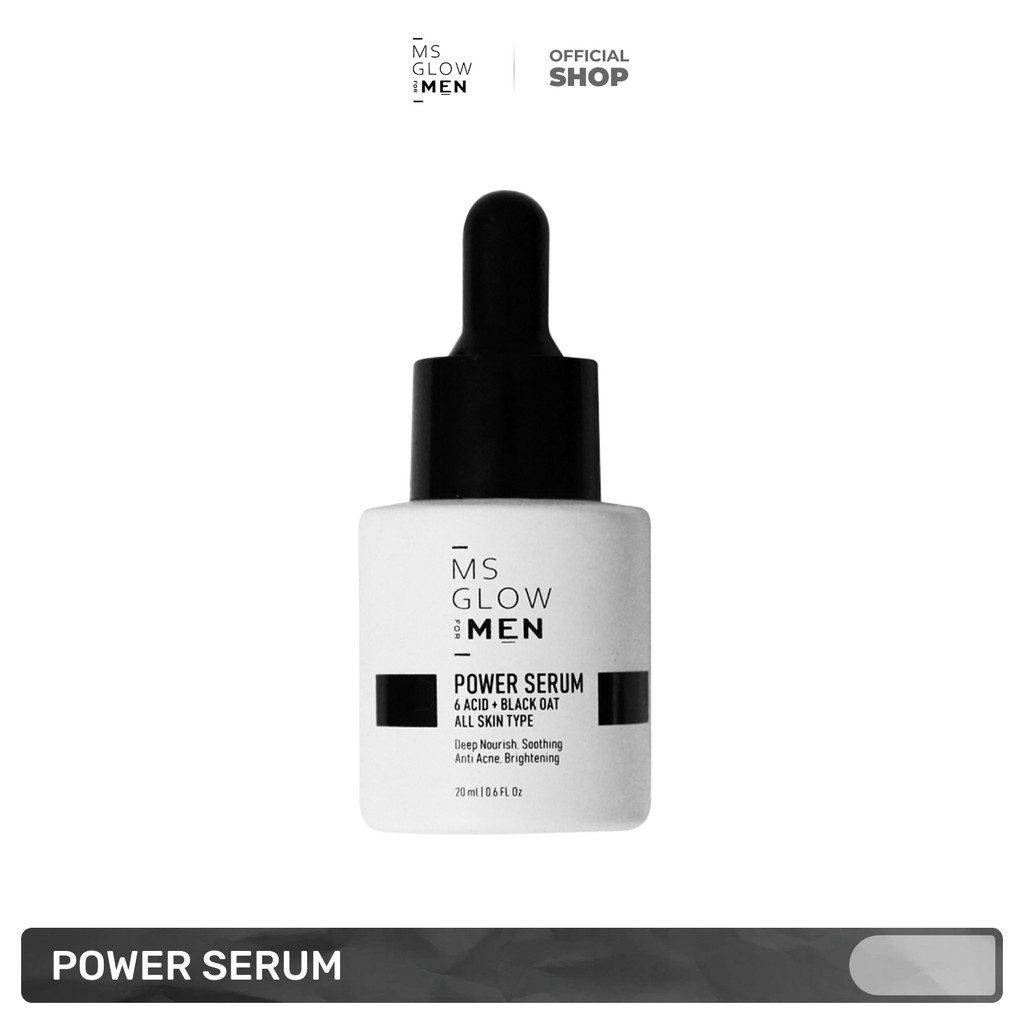 Ms Glow Men Energy Serum Serum Pria Untuk Wajah Berjerawat Dan Berminyak Original & Diskon