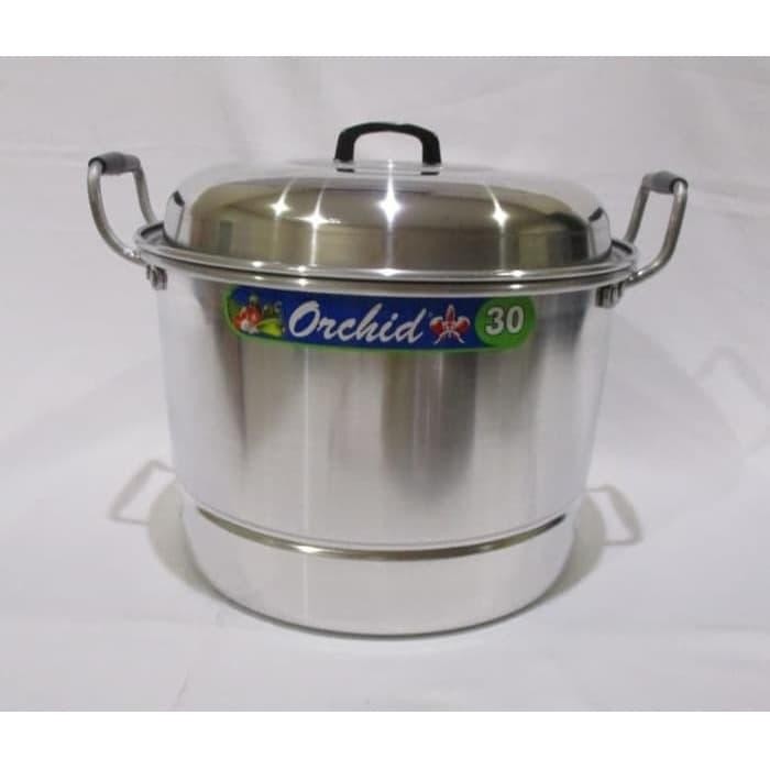 (Terbaru) Panci Sarang Serbaguna Orchid - Panci Langseng Aluminium 30 Bestseller
