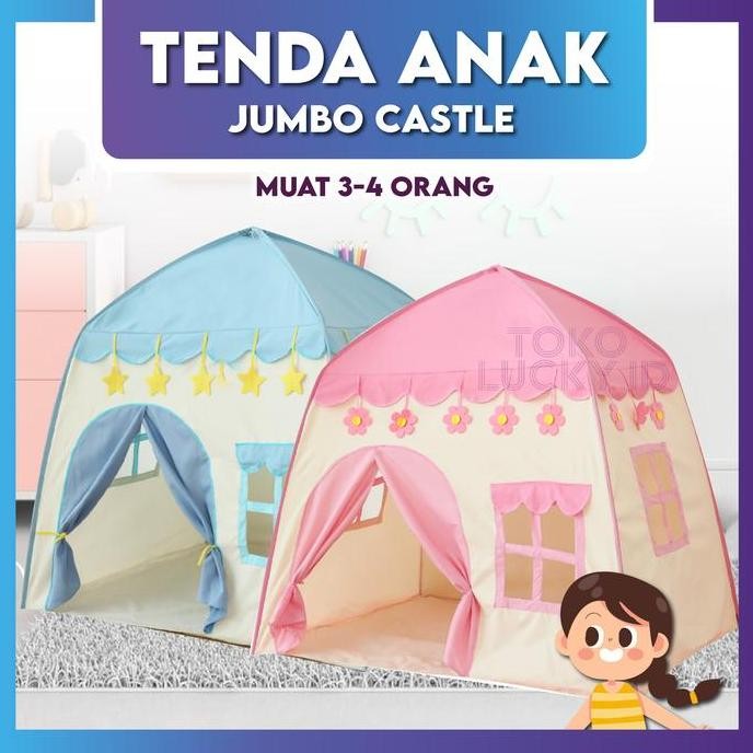 Tenda Mainan Anak Tent Playhouse Princess Castle Jumbo Murah