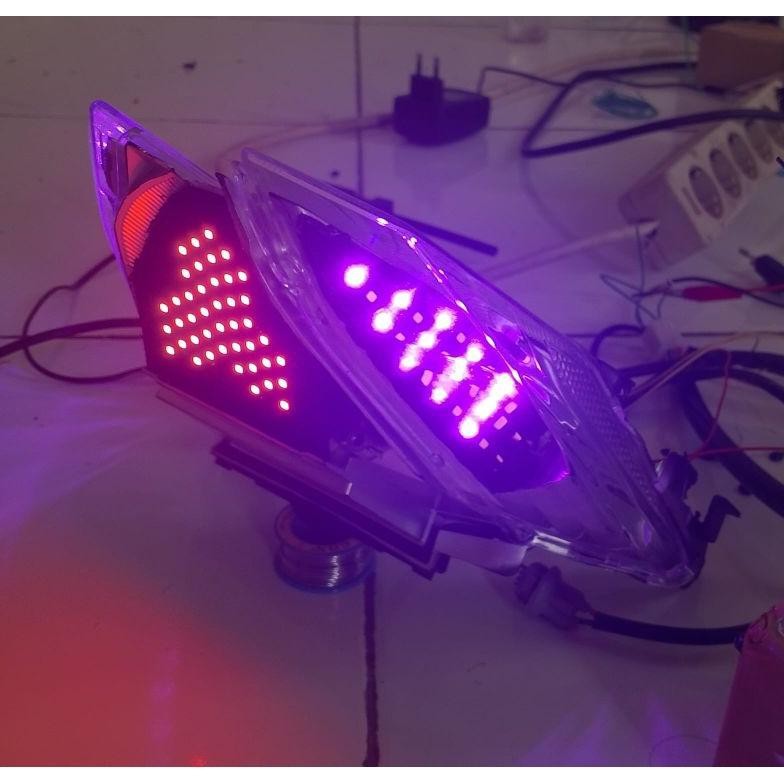 stoplamp LED running+sein running 2mode beat esp street eco 2016-2019 8 mode PNP stoplamp running be