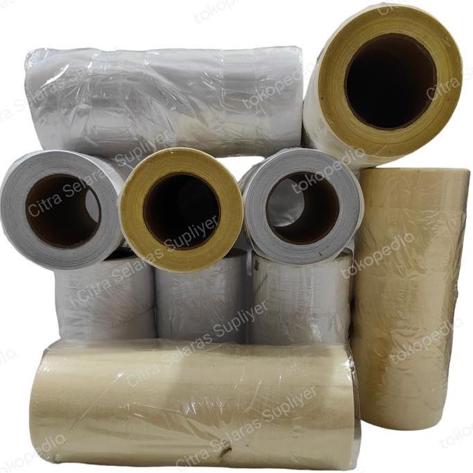 

Plastik Sticker Laminasi Dingin Glossy Doff Matte A3 32X50M