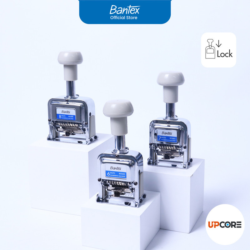 

Bantex Mesin Penomoran Otomatis / Numbering Machine 6 Digit / 7 Digit / 8 Digit BD260X