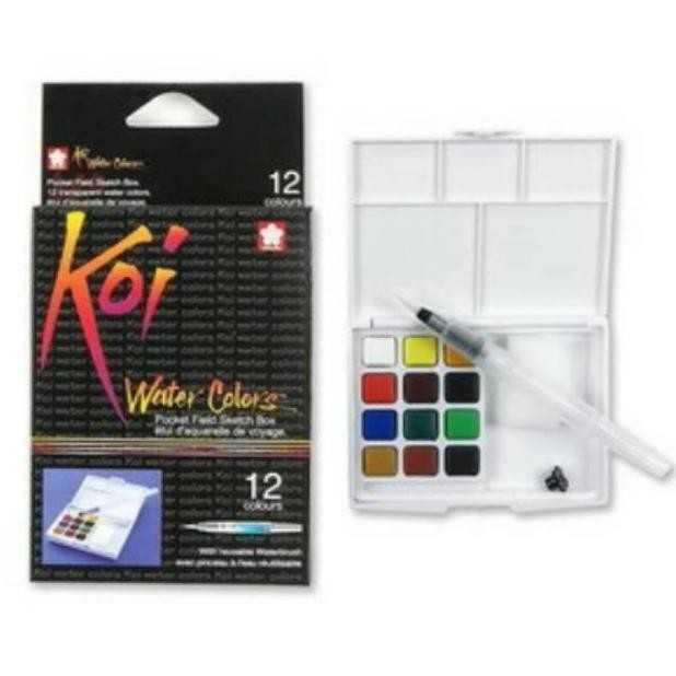 

Sakura Koi Watercolor Pocket Field Sketchbox 12