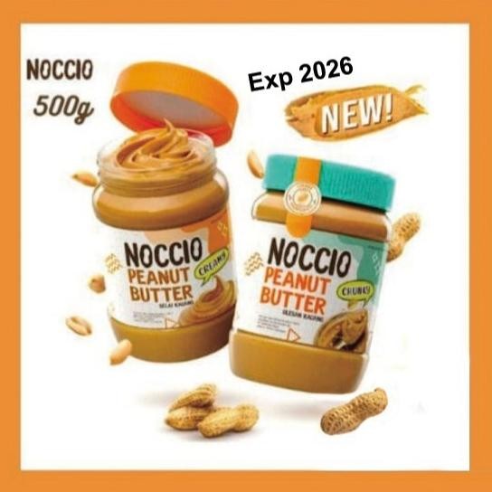 

NOCCIO Peanut Butter Besar 500gr Exp Terbaru September 2026 PROMO HALAL