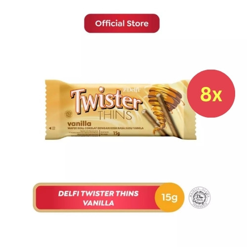 

Delfi Twister Thin Vanilla 15gr x8