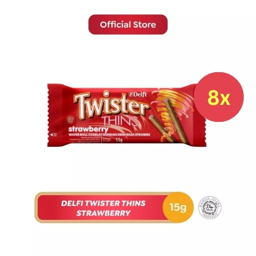 

Delfi Twister Thin Strawberry 15gr x8