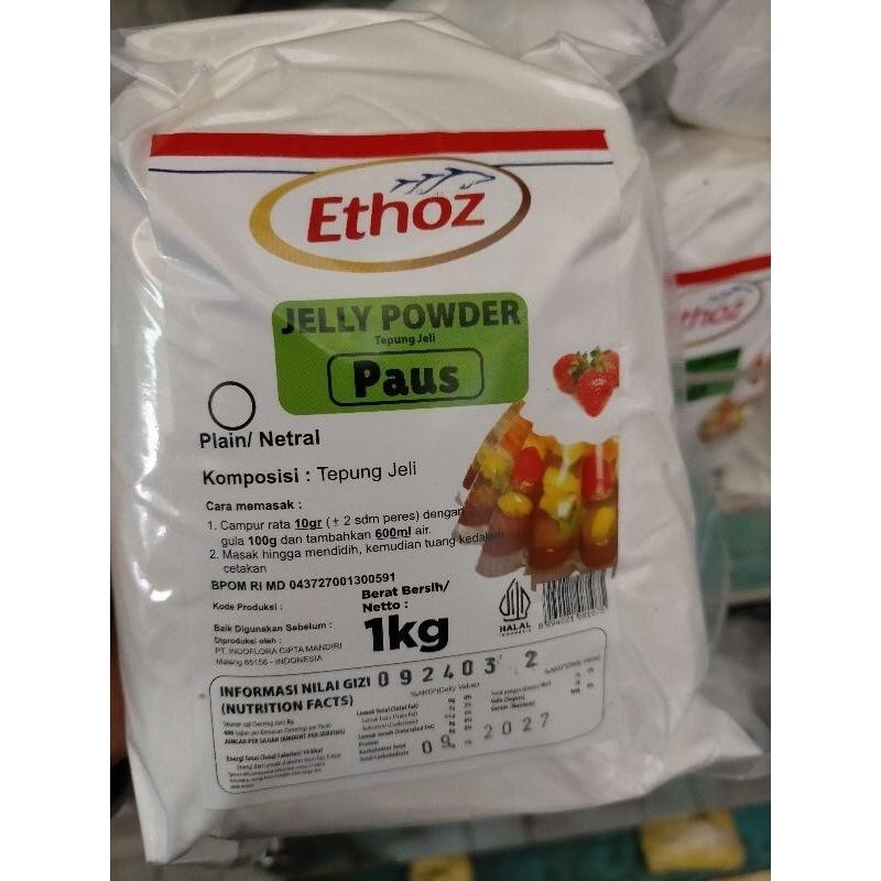 

NEW PRODUCT TEPUNG JELLY "PAUS" 1KG REE RAIN