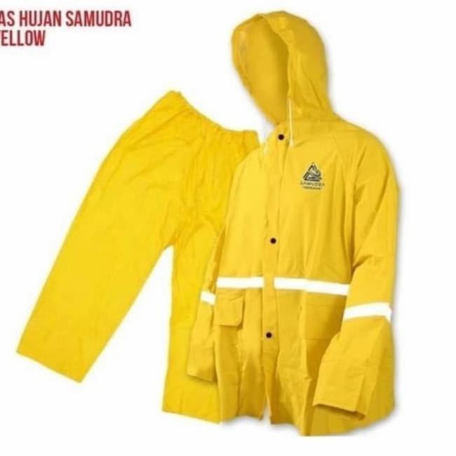 Jas Hujan Gosave Kuning Jas Hujan Rain Coat Gosave