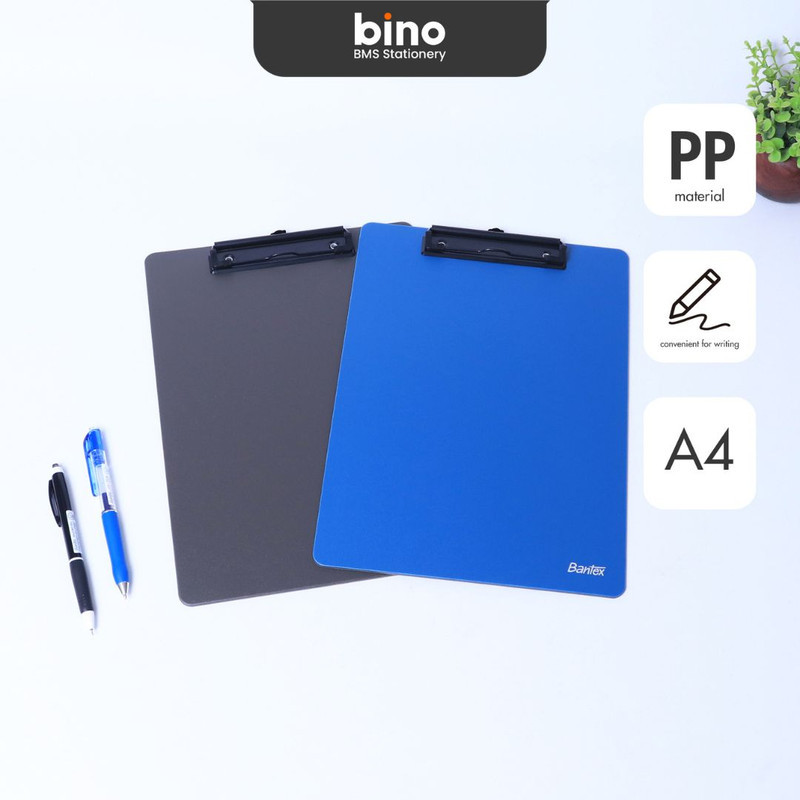 

[BMS Surabaya] Bantex Papan Jalan A4 / Clipboard / Alas Menulis Bahan PP Warna Klasik BF7501