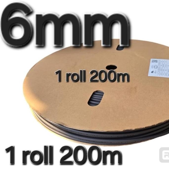 ( 6MM 1 ROLL )   SELONGSONG BAKAR CIUT HEATSRINK HEAT SRINK TUBING INSULASOR ISOLASI KABEL CABLE WAR