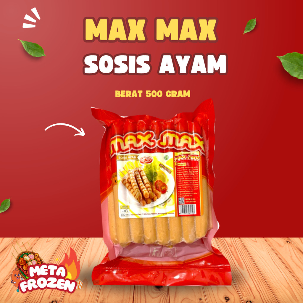 

Max Max Sosis Ayam 500g - Produk Original