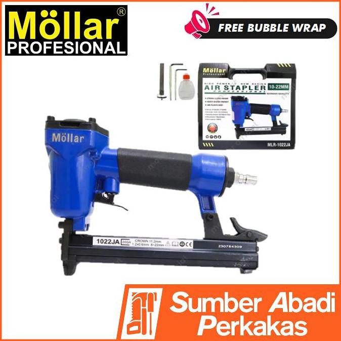 

Mollar 1022Ja Mesin Air Nailer Gun Nail Alat Paku Tembak U Staples Stapler 1022 Ja Angin Co
