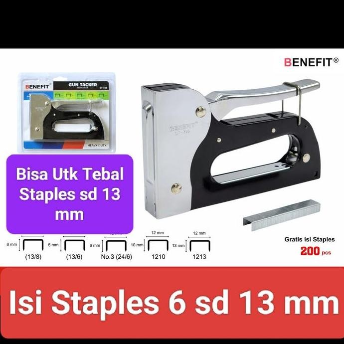 

Gun Tacker Heavy Duty Stapler Tembak Gt722 Bisa Pakai Isi Staples Yg Umum 6 Mm Sd 13 Mm. Co