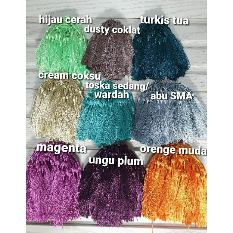 

Update - Tassel Rumbai Warna Per 100 Pcs Part 2
