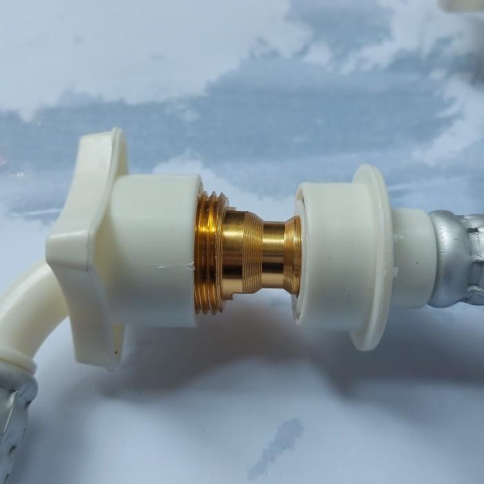 (Diskon) Sambungan Selang Mesin Cuci 1 Tabung Lg Konektor Penyambung Inlet Bestseller