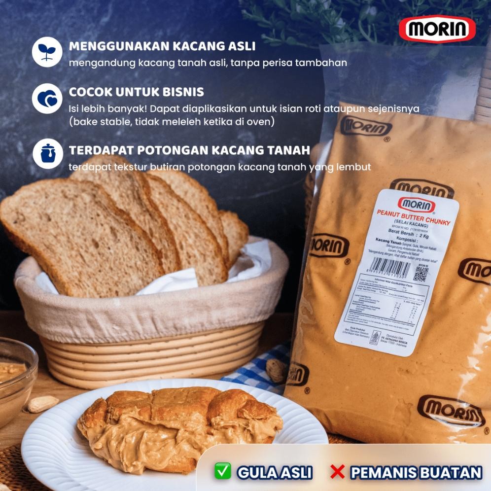 

MORIN PEANUT BUTTER CHUNKY 2KG